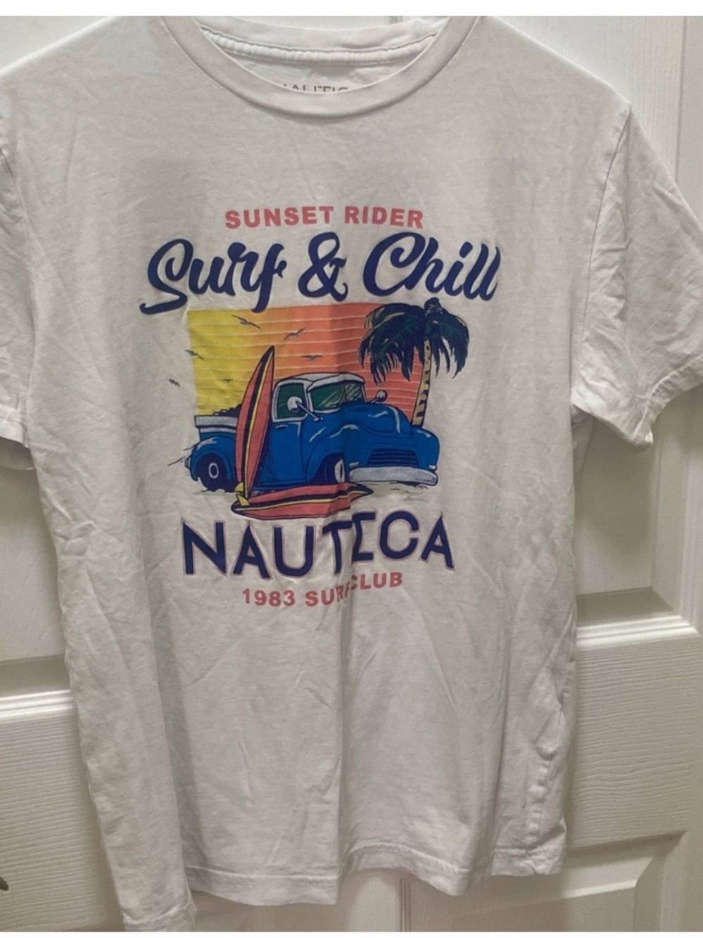 Nautica White Surf & Chill T-Shirt for women - Picture 5 of 5